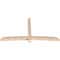 Ekena Millwork Bellingham Smooth Timber Gable Bracket, Douglas Fir, 108"W x 58"H x 5 1/2"D x 5 1/2"F, 13/12 Pitch GBW108X58X0606BEL00SDF - alternate 2